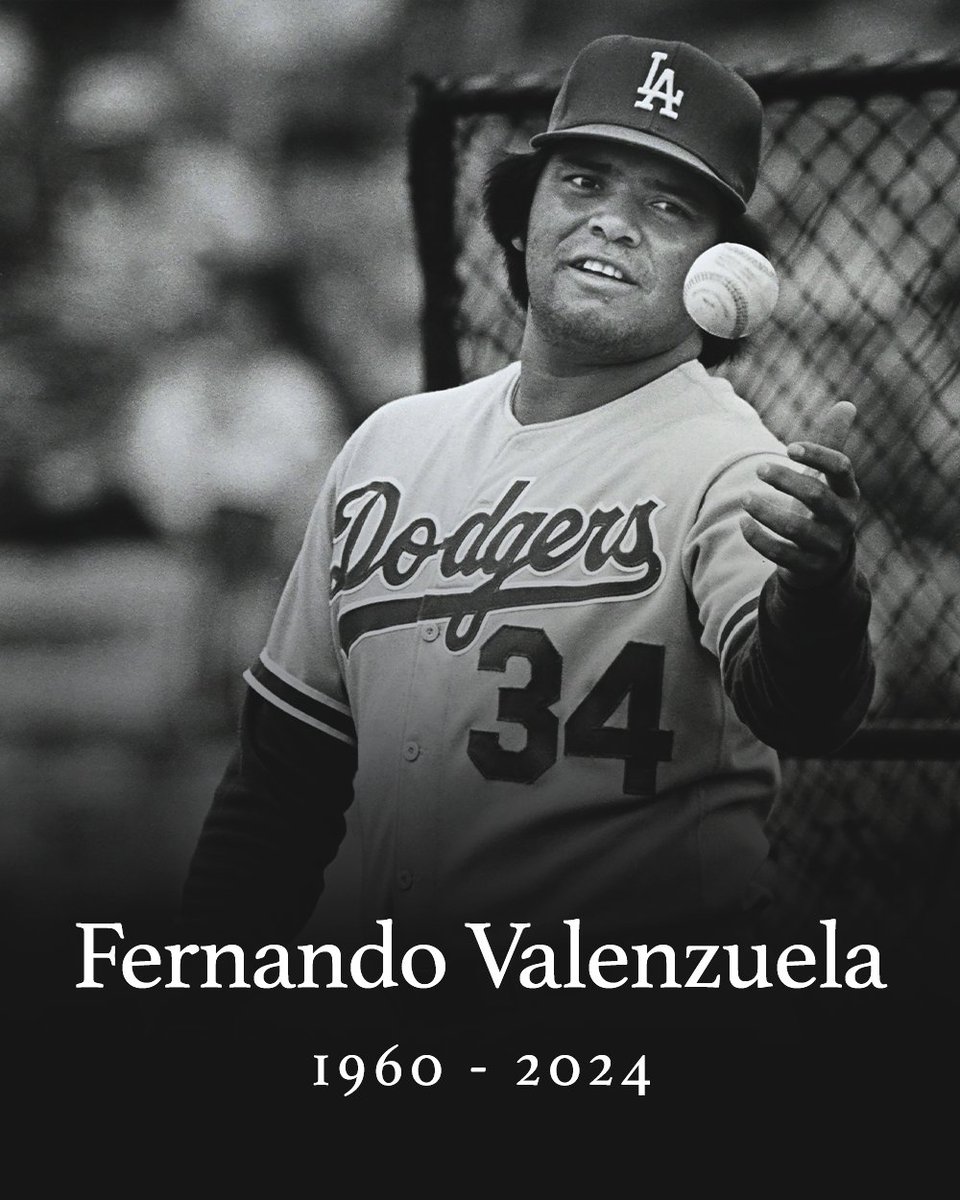 MLBONFOX's tweet image. RIP Fernando Valenzuela 🙏💙