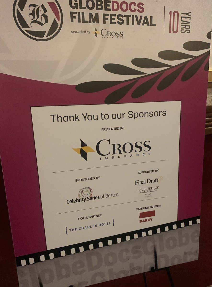 SarahGVincent's tweet image. Went to the opening night of #GlobeDocsFF @thecoolidge for the world premiere, sold out screening of #Dukakis: Recipe for Democracy with codirectors @TheBSFC’s &amp;amp; #WBUR’s @etrahan #ErinTrahan &amp;amp; #JeffSchmidt. #DukakisRecipeforDemocracy #Massachusetts #BostonGlobe #Boston 2/7