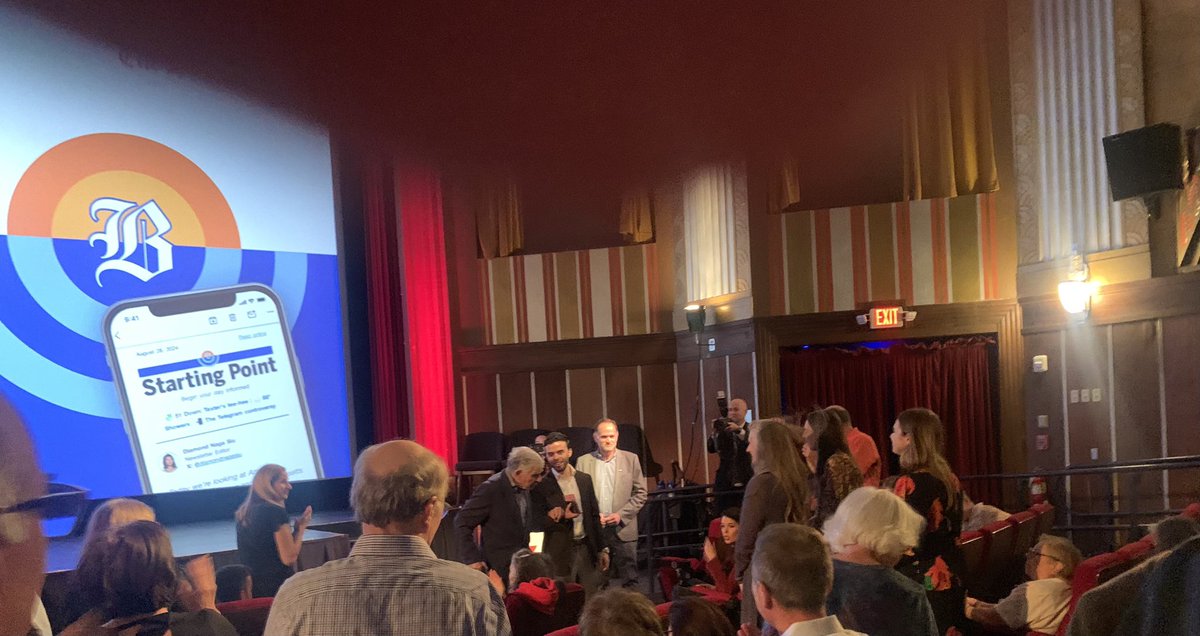SarahGVincent's tweet image. Went to the opening night of #GlobeDocsFF @thecoolidge for the world premiere, sold out screening of #Dukakis: Recipe for Democracy with codirectors @TheBSFC’s &amp;amp; #WBUR’s @etrahan #ErinTrahan &amp;amp; #JeffSchmidt. #DukakisRecipeforDemocracy #Massachusetts #BostonGlobe #Boston 3/7