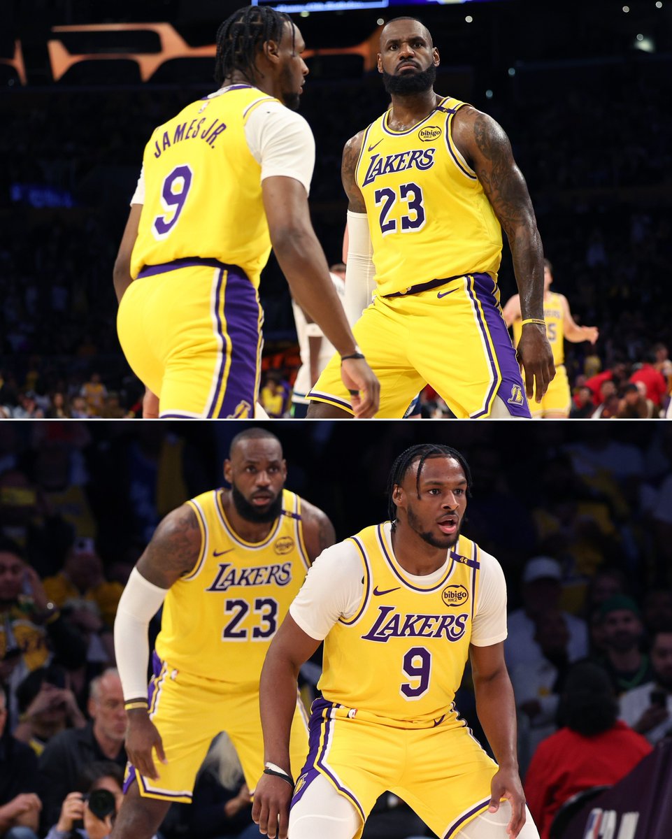 First father/son duo in NBA history 🙌