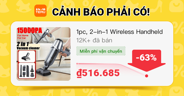 NgocHan686's tweet photo. 1pc, 2-in-1 Wireless Handheld Vacuum Cleaner, High Suction Power Portable Car And Home Dust Sweeper With Floor Brush Attachment, Cleaning Tools
🎉 Giá sau khi áp mã giảm giá [₫516.685] -63%
👉 đường link mặt hàng: https://t.co/dLHUeWeG3P https://t.co/YeFWWqZ9T1