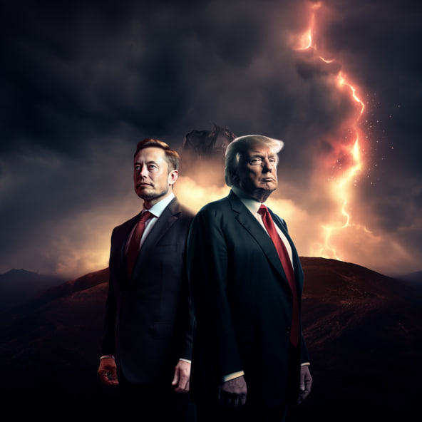 ChiefOnETH's tweet photo. The most iconic duo is coming soon!

@elonmusk 🤝 @realDonaldTrump !

$CHIEF $MAGA $TRUMP #0x47 https://t.co/oAJjXeirxE