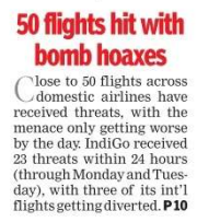 lavanyadeepak's tweet image. Why isn't @MoCA_GoI aggressive to stop this sudden outburst of #BombHoax menace for #IndianSkies? 

Are scammers trying to celebrate #Deepavali in their own style and insiders patronising it?