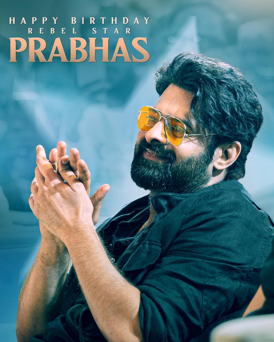 Happy birthday to #Prabhas , God bless you with health  , success &amp; peace