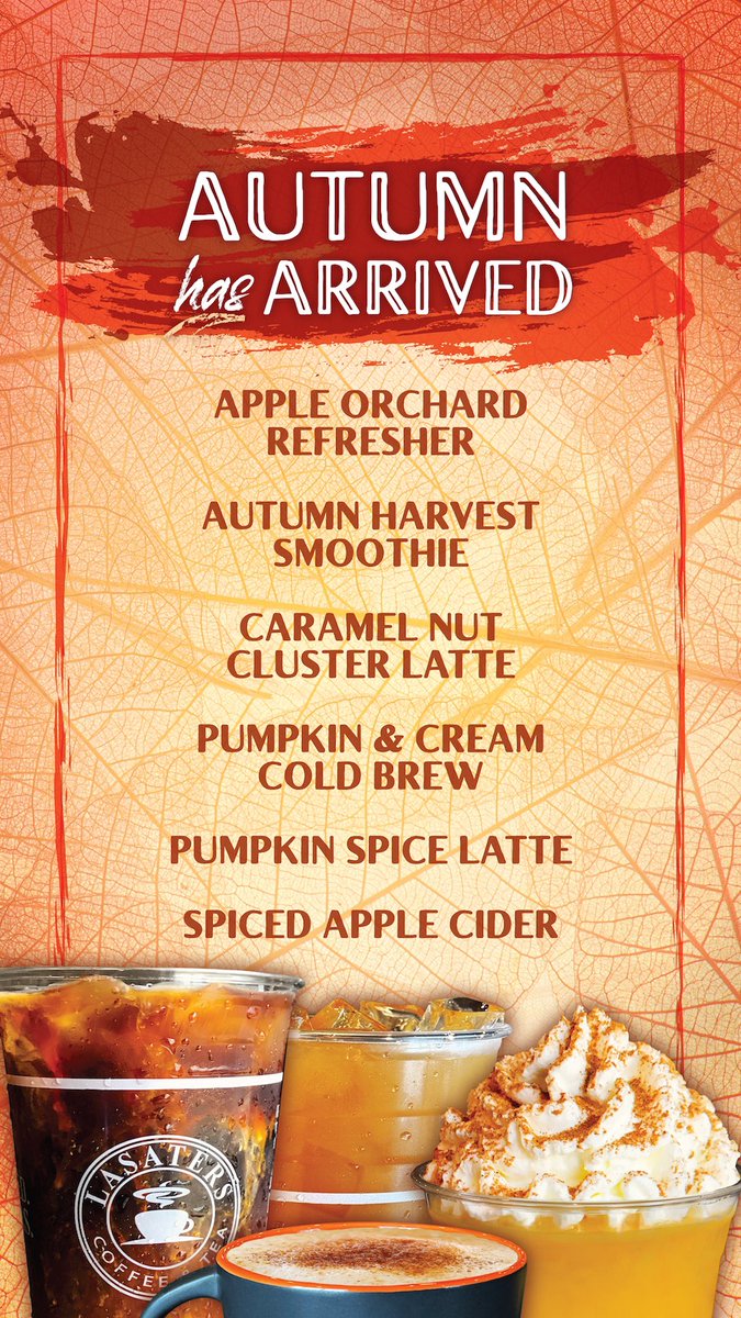 Autumn lineup. 🍁 #ImDrinkingLasaters