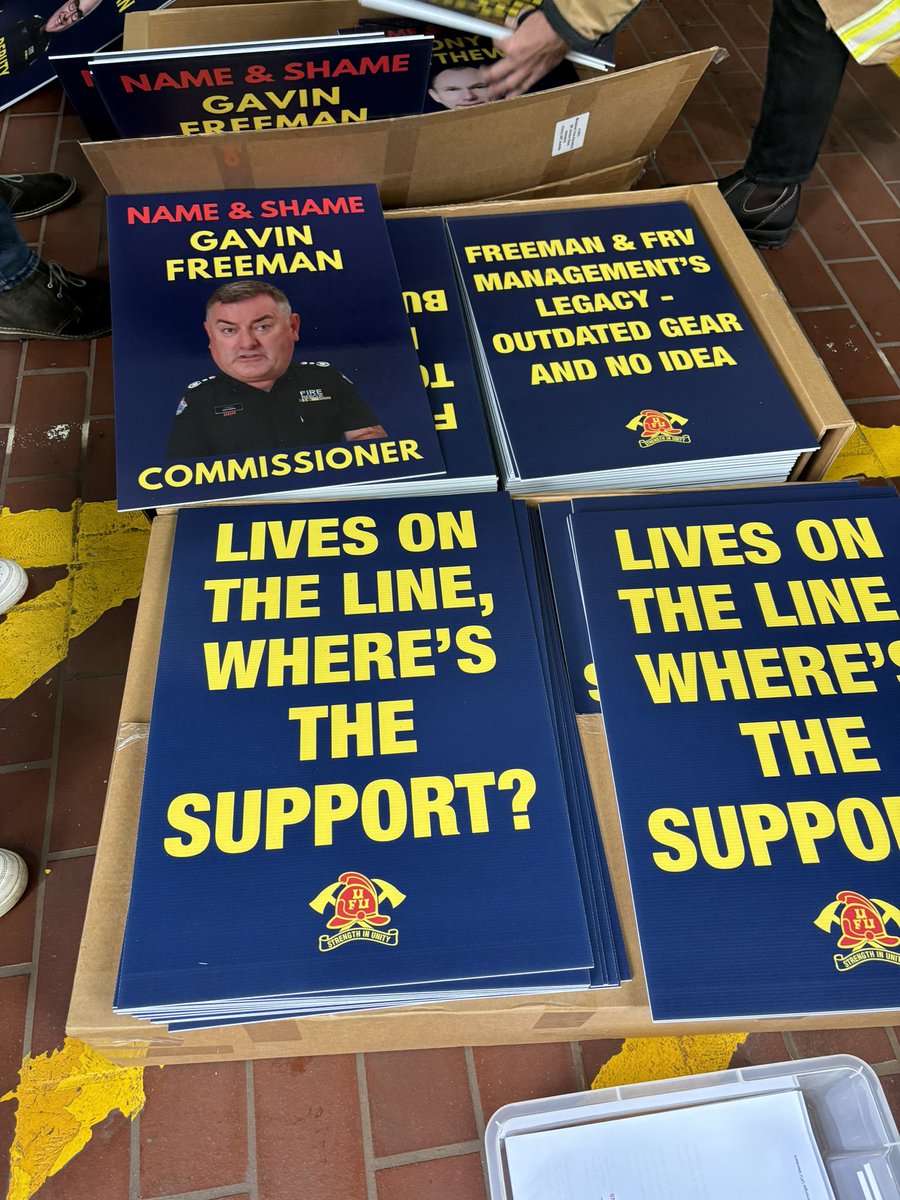 Members across Fire Rescue Victoria coming together calling for fair pay and conditions and access to safe and reliable resources. 

#firecrisisvictoria #springst
