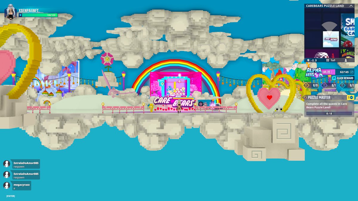 Cloudy with a chance of @CareBears 🧸 Just wanted to Share Bear here to let ya'll know... 😉 <a href="/TheSandboxGame/">The Sandbox</a>! ▶️ sandbox.game #TheSandbox #AlphaSeason4 #AS4SocialChallenge