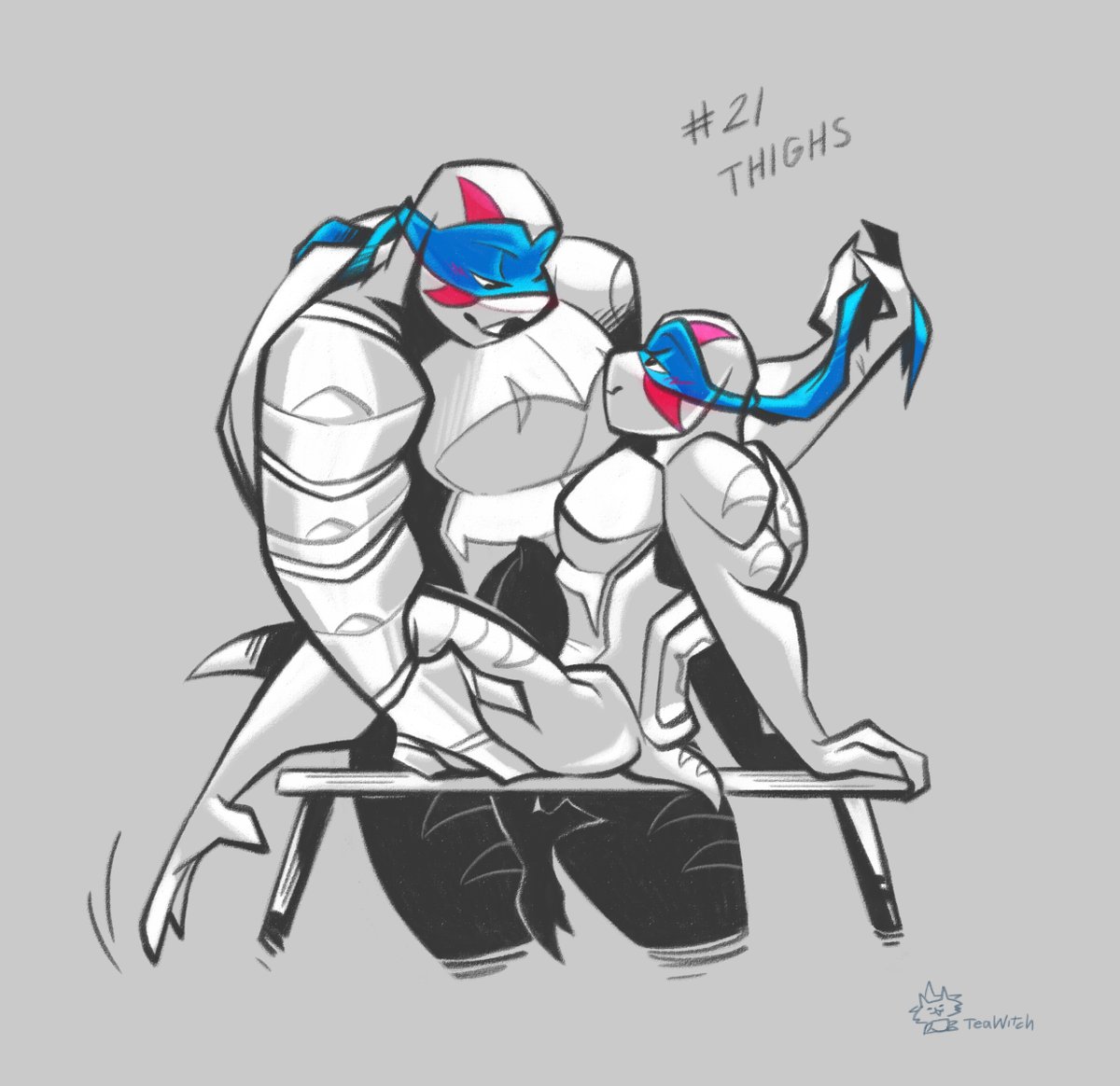 #TCEST #TCESTober2024 Day 21. Thighs 🍗

Nothing better to start or finish the day with than a nice handful of some grabbable slider thighs 💙