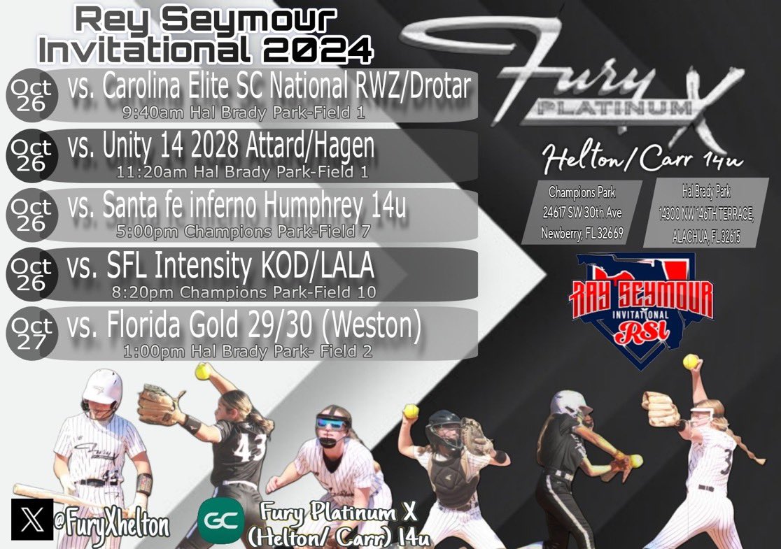 Excited to be in Florida this weekend at the Ray Seymour Invitational! Can’t wait to hit the dirt and get going!