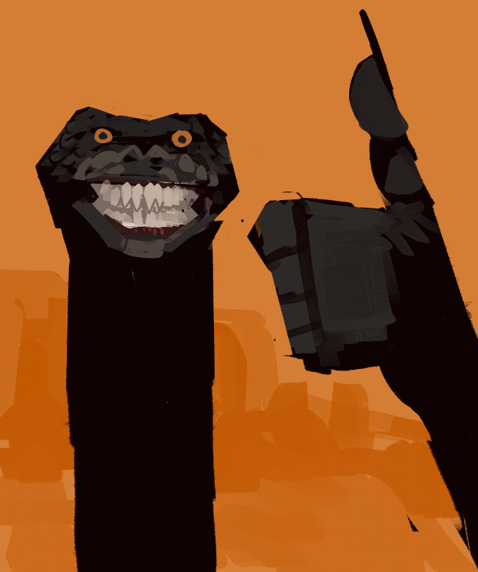 dont worry, godzilla loves you