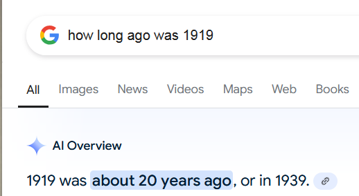 Just in case you need a reminder that AI should not be completely trusted yet...