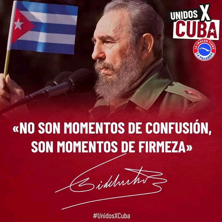 👉🏻#UnidosXCuba
👉🏻#FuerzaGuantánamo
👉🏻#TumbaElBloqueo
<a href="/cubacooperaven/">Brigada Médica Cubana en Venezuela</a> 
<a href="/asicsanjoaquin1/">@asicsanjoaquin</a>