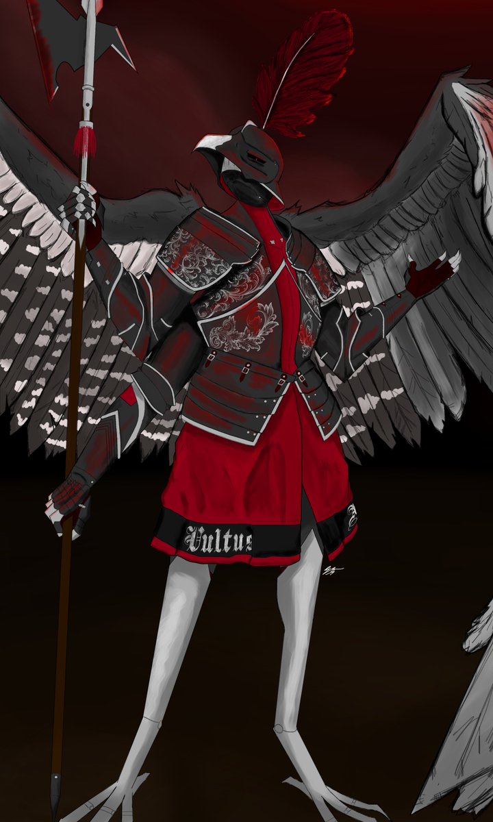 My DnD Blood Hunter character! 

[Circa 2022, mouse on digital canvas]