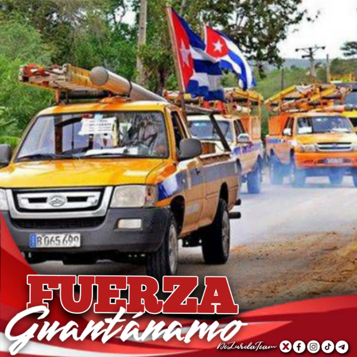 👉🏻#UnidosXCuba
👉🏻#FuerzaGuantánamo
👉🏻#TumbaElBloqueo
<a href="/asicsanjoaquin1/">@asicsanjoaquin</a>