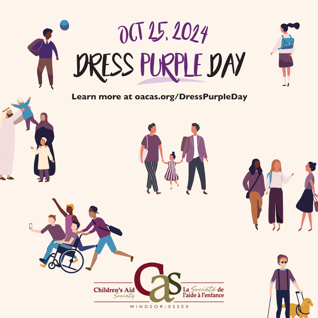Our mission is to support vulnerable children, youth, and families in our community. That’s why we will dress purple on October 25 for #DressPurpleDay2024. Find out more at oacas.org/dresspurpleday and join us! #IDressPurpleBecause #yqg