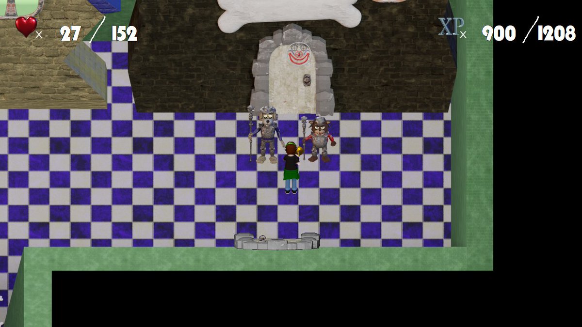 BitWizard727's tweet image. A little concept render --&amp;gt; in-game comparison of Dog brothers Goofus and Gordon, owners of the armory. Development of Carnivania Floor 2 is going steadily. Stay tuned!
#madewithfusion #blender