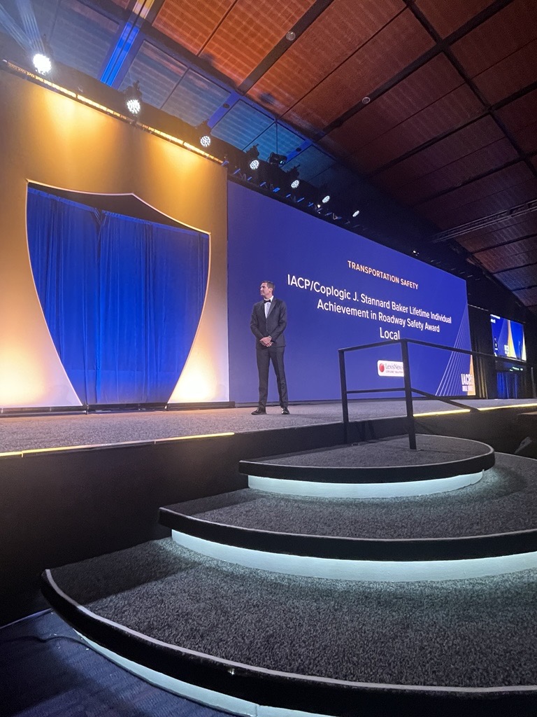 The IACP (@theiacp) on Twitter photo Congratulations to Retired Captain Charles Hayes, <a href="/ORStatePolice/">Oregon State Police</a>, OR, the IACP/Coplogic J. Stannard Baker Lifetime Achievement in Roadway Safety Award (Local) winner! #IACP2024 Congratulations to Retired Captain Charles Hayes, <a href="/ORStatePolice/">Oregon State Police</a>, OR, the IACP/Coplogic J. Stannard Baker Lifetime Achievement in Roadway Safety Award (Local) winner! #IACP2024