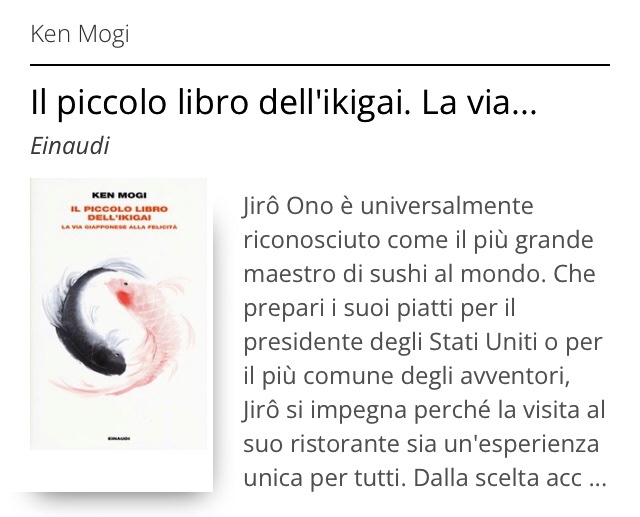 Dalla Storia di Genji alle opere contemporanee, la nostra selezione di titoli e autori per scoprire la letteratura giapponese.
librerie.coop/consigli-di-le…

Il piccolo libro dell'ikigai. La via giapponese alla felicità
di Ken Mogi
◾️Librerie coop
<a href="/librerieCoop/">Librerie.coop</a> <a href="/kenmogi/">Ken Mogi</a> #Ikigai
