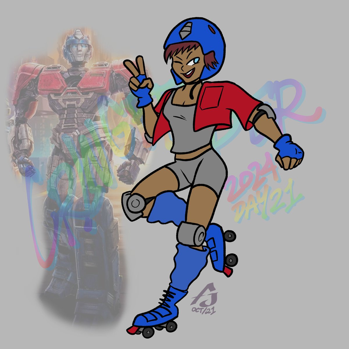 ArtGelly's tweet photo. (Making up fore yesterday)
Day 21 - Closet Cosplay (Go watch Transformers One)
#CRINGETOBER2024 #TransformersOne https://t.co/AYjAzHgldq