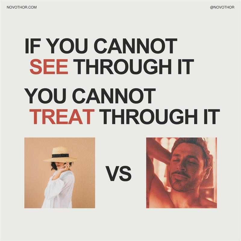 If you cannot see through it,
you cannot treat through it.

<a href="/novothor/">NovoTHOR®</a> #NovoTHOR <a href="/thorlaser/">THOR Photomedicine</a> #THORLaser #Photobiomodulation #PBMTherapy #PBMTherapyHeals #ColdLaser #PBMHeals #THORPBMHeals #RedLightTherapy #painmanagement #painrelief #redlighttherapybenefits #redlighttherapybed