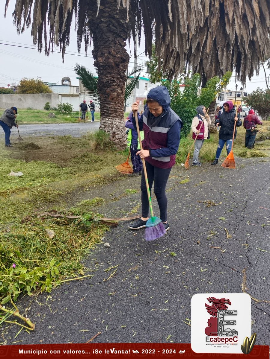 STEcatepec's tweet photo. El día de ayer se realizó una jornada de limpieza en la Colonia Río de Luz, para continuar con los trabajos de recuperación de espacios públicos. 
#GobiernoQueNoDescansa https://t.co/FiBUTOJAln