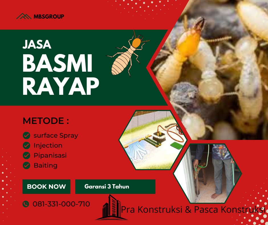 jasafogginghama's tweet photo. BAHAYA RAYAP .JANGAN ANGGAP REMEH 
#rayap #basmirayap #carabasmirayap #termite #menghilangkanrayap #obatrayap #jasabasmirayap #jasapestcontrol #basmirayaprumah #antirayap #antihamarayap #rayapkayu #termitecontrol #treatpestbasmirayap #ahlirayap #injectrayap https://t.co/FI5FKUVUxo