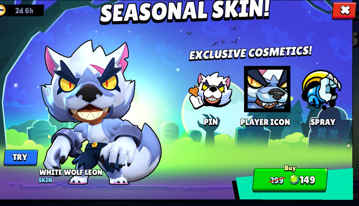 Bloodraina.BS (@up_and_out3am) on Twitter photo 🎉6x WHITE WOLF LEON GIVE AWAY🎉
⬇️⬇️
To Enter:
Follow <a href="/up_and_out3am/">Bloodraina.BS</a> (This account)
Like ❤️ & Retweet ♻️
-Comment your trophies💬
5 DAYS⌛
Good Luck!👍
#BrawlStars #BrawlStarsGiveaway #BrawlPass #gems #supercell #mobile #mobilegaming #gaming 🎉6x WHITE WOLF LEON GIVE AWAY🎉
⬇️⬇️
To Enter:
Follow <a href="/up_and_out3am/">Bloodraina.BS</a> (This account)
Like ❤️ & Retweet ♻️
-Comment your trophies💬
5 DAYS⌛
Good Luck!👍
#BrawlStars #BrawlStarsGiveaway #BrawlPass #gems #supercell #mobile #mobilegaming #gaming