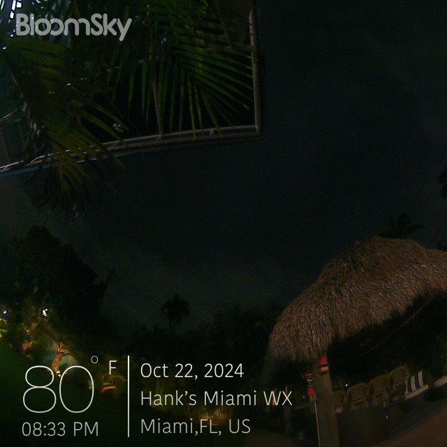 Great weather… finally a slight break in the hot humid weather.