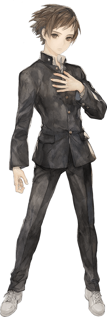 SegaoftheDay's tweet photo. Today's Sega Character of the Day is Juro Kurabe from 13 Sentinels: Aegis Rim! https://t.co/xRAvx0YfCN