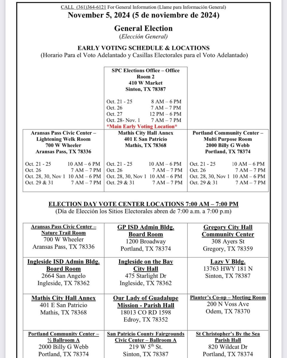 It’s TIME TO VOTE, everyone! Early voting is now open at the Portland Community Center until Friday, Nov. 1st! Make your voice heard this election season!