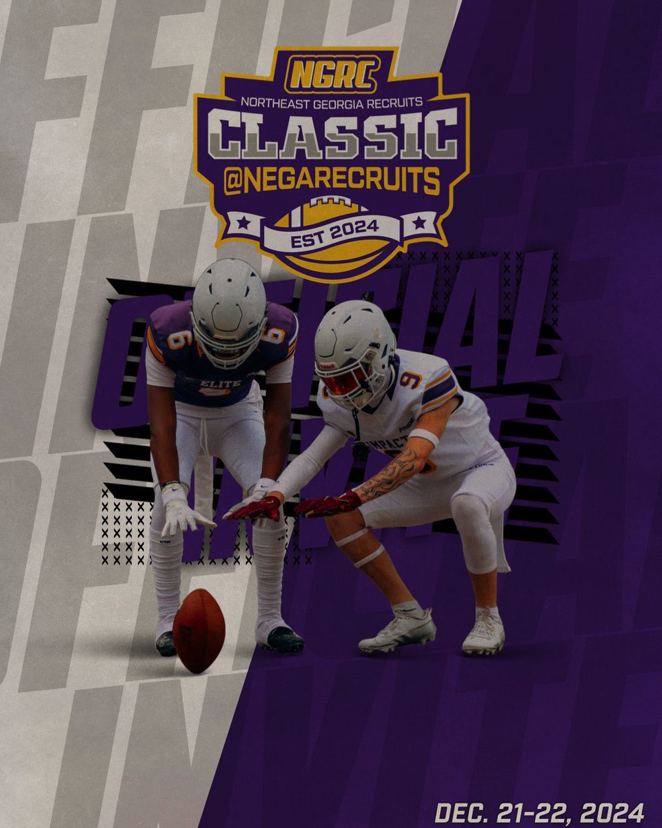 Tyler Mobbs c/o โ27 (@tylermobbs4) on Twitter photo Invitation Accepted:
2024 Northeast Georgia Recruits Classic Game (2027/2028 showcase)
<a href="/CoachMobbs/">Coach Mobbs</a> <a href="/JAXCOFOOTBALL/">แดแดแดแด๊ฑแดษด แดแดแดษดแดส ๊ฐแดแดแดสแดสส</a> <a href="/JaxCoRecruitsFB/">JaxCo Football Recruits</a> <a href="/NEGARecruits/">Northeast Georgia Recruits</a> @NEGAFootball <a href="/NwGaFootball/">NwGa Football</a> <a href="/ATLMetroSports/">ATLMetroSports</a> Invitation Accepted:
2024 Northeast Georgia Recruits Classic Game (2027/2028 showcase)
<a href="/CoachMobbs/">Coach Mobbs</a> <a href="/JAXCOFOOTBALL/">แดแดแดแด๊ฑแดษด แดแดแดษดแดส ๊ฐแดแดแดสแดสส</a> <a href="/JaxCoRecruitsFB/">JaxCo Football Recruits</a> <a href="/NEGARecruits/">Northeast Georgia Recruits</a> @NEGAFootball <a href="/NwGaFootball/">NwGa Football</a> <a href="/ATLMetroSports/">ATLMetroSports</a>