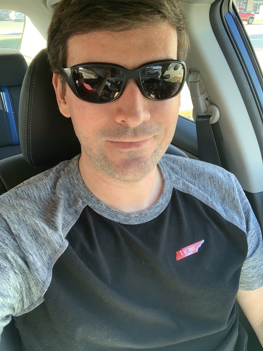 Seancey's tweet photo. Voting is cool, y’all!  😎  It literally took <30 mins, and I got to play a part in our democracy.  I highly encourage everyone to early vote if that’s an option in your area, or make a plan to vote on Nov 5th.  And for the record, I voted for @KamalaHarris and @VoteGloriaJ !!! https://t.co/NJVnYubrNo