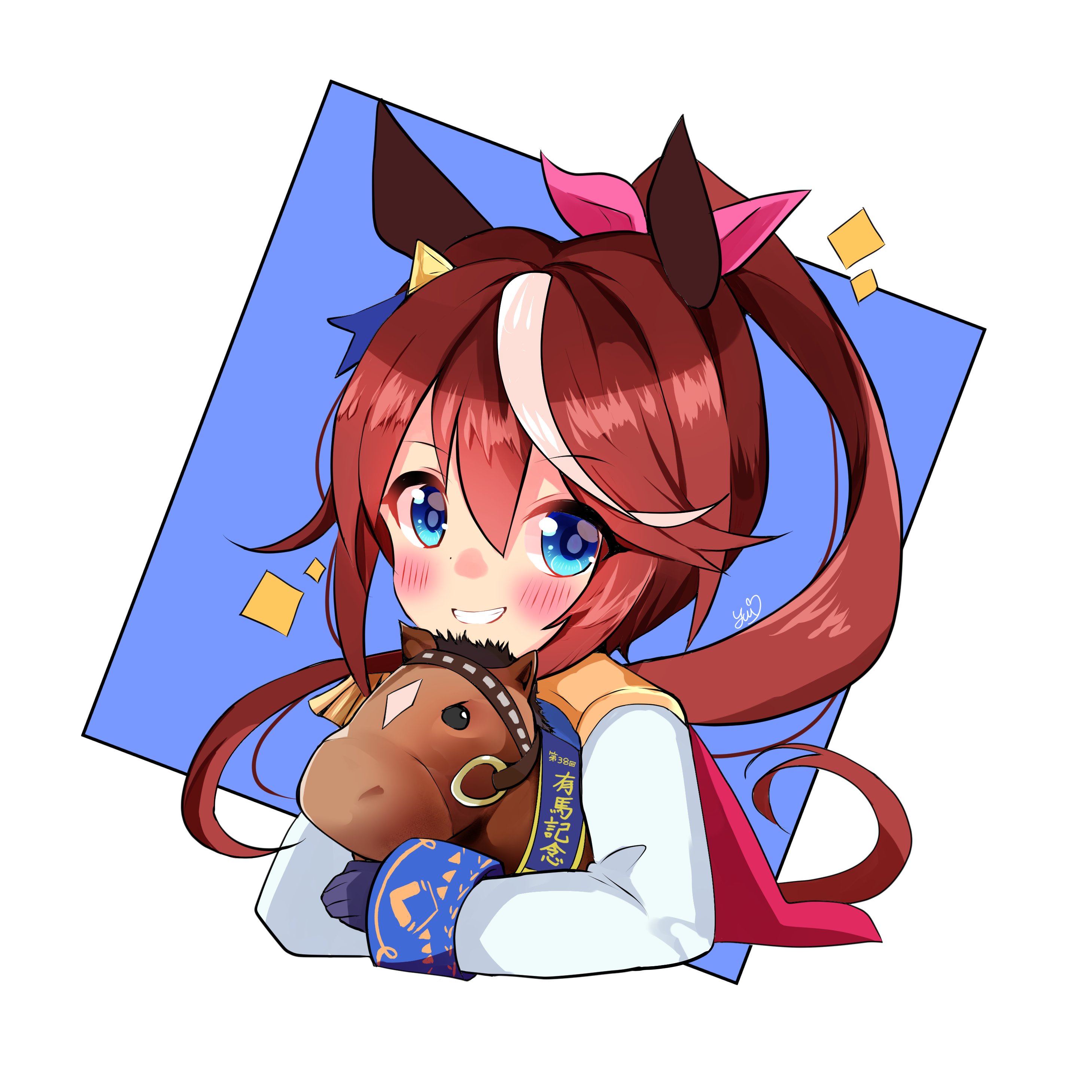 おがわじゅり イラストパネル ディープインパクト 武豊 競馬 激安特価