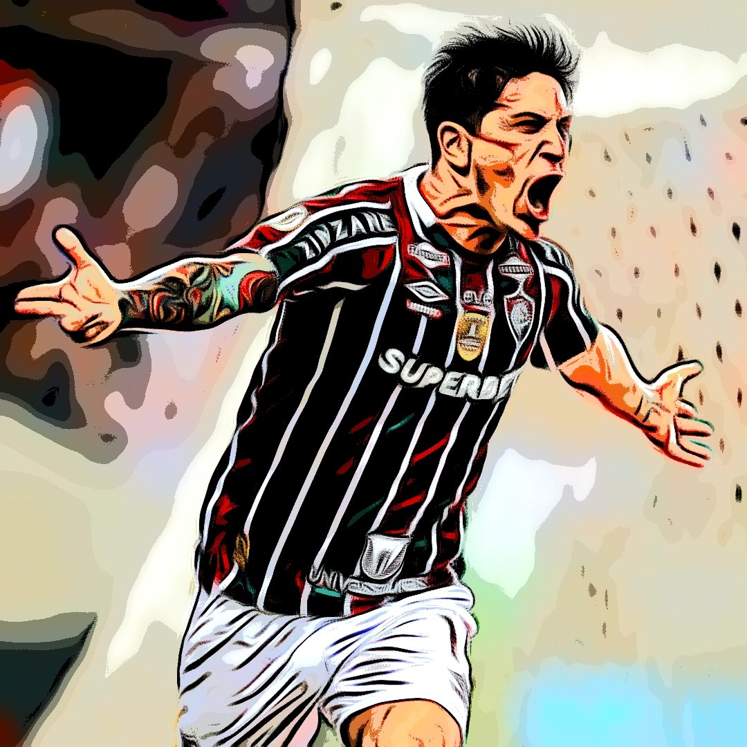 HeroisDoFutebol's tweet photo. Gol importante, vitória magra em um confronto direto. Germán Cano chegou a 90 gols pelo Fluminense. Há quase um ano, era um dos heróis da Libertadores. Hoje, o objetivo é mais modesto, mas depois de 19 jogos sem marcar, desencantou e foi herói do Fluzão que foge do Z4. Faz o L! https://t.co/J094ng8UHc
