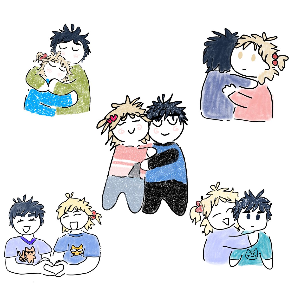 b6eryj's tweet image. hugs #집이없어 #nohome