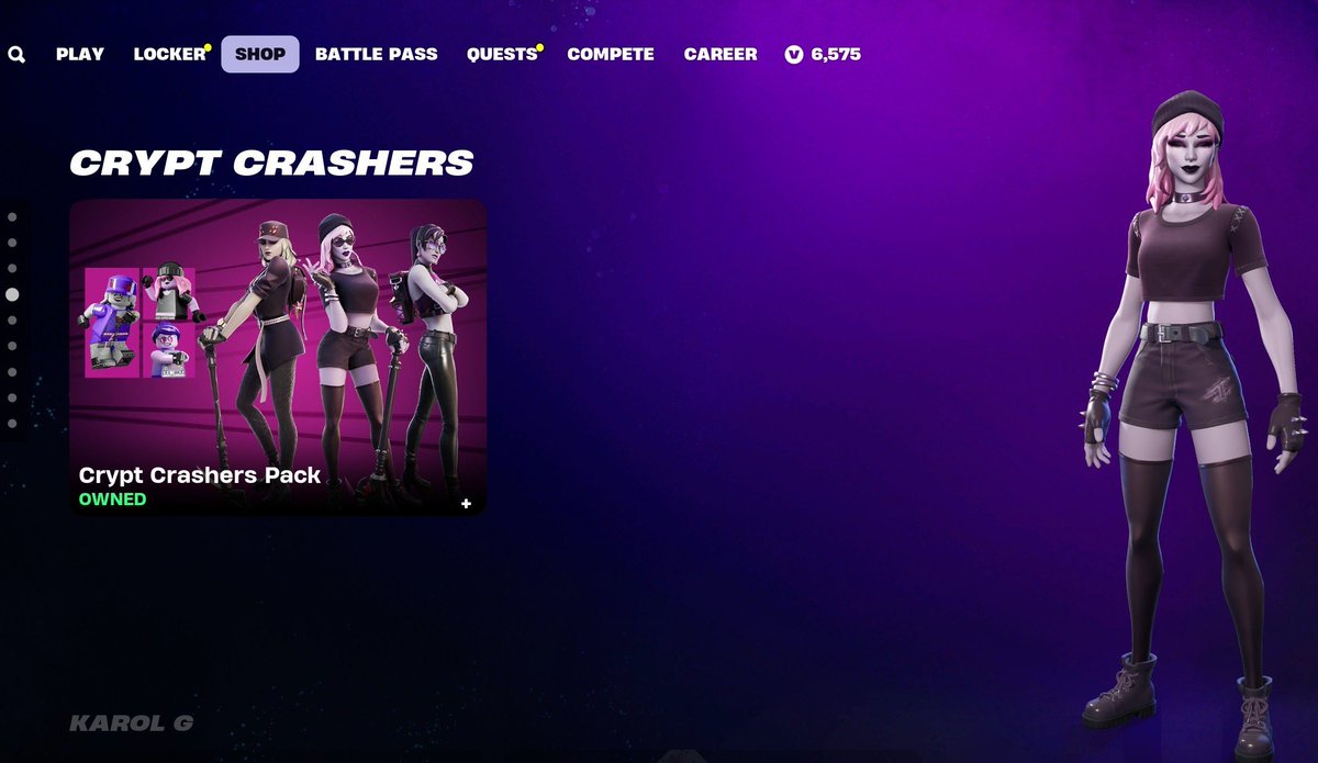 Crypt Crashers Pack returned after a year! 2,800 Vbucks! 

Use Code "Rawnation" to support us, thank you for everything! #EpicPartner