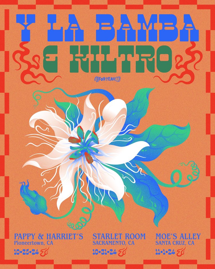 folkYEAHevents's tweet photo. Three shows with Y La Bamba + Kiltro coming up! 🔥🔥🔥 Be sure to get your tickets soon: https://t.co/FLmJu72T5u

Friday, October 25 - Pappy + Harriet's, Pioneertown
Halloween - The Starlet Room, Sacramento
Friday, November 1 - Moe's Alley, Santa Cruz https://t.co/x8Ph5CMFP5
