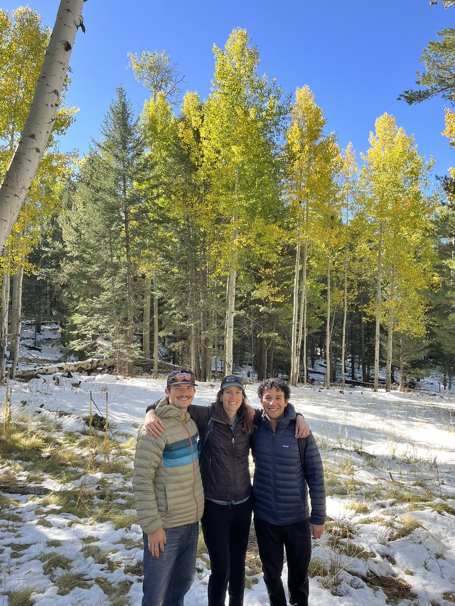 jacobjblais's tweet image. We were fortunate enough to have @ReneeFBrown join us @EcossNau in Flagstaff the past couple of days to give an inspiring talk in the @nausiccs Ecoinformatics Seminar Series on dryland nutrient cycling and her career path! Always nice to catch up with great colleagues. 🍂