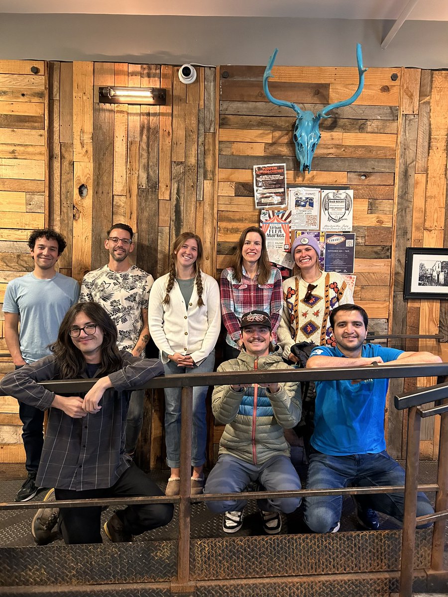 jacobjblais's tweet image. We were fortunate enough to have @ReneeFBrown join us @EcossNau in Flagstaff the past couple of days to give an inspiring talk in the @nausiccs Ecoinformatics Seminar Series on dryland nutrient cycling and her career path! Always nice to catch up with great colleagues. 🍂