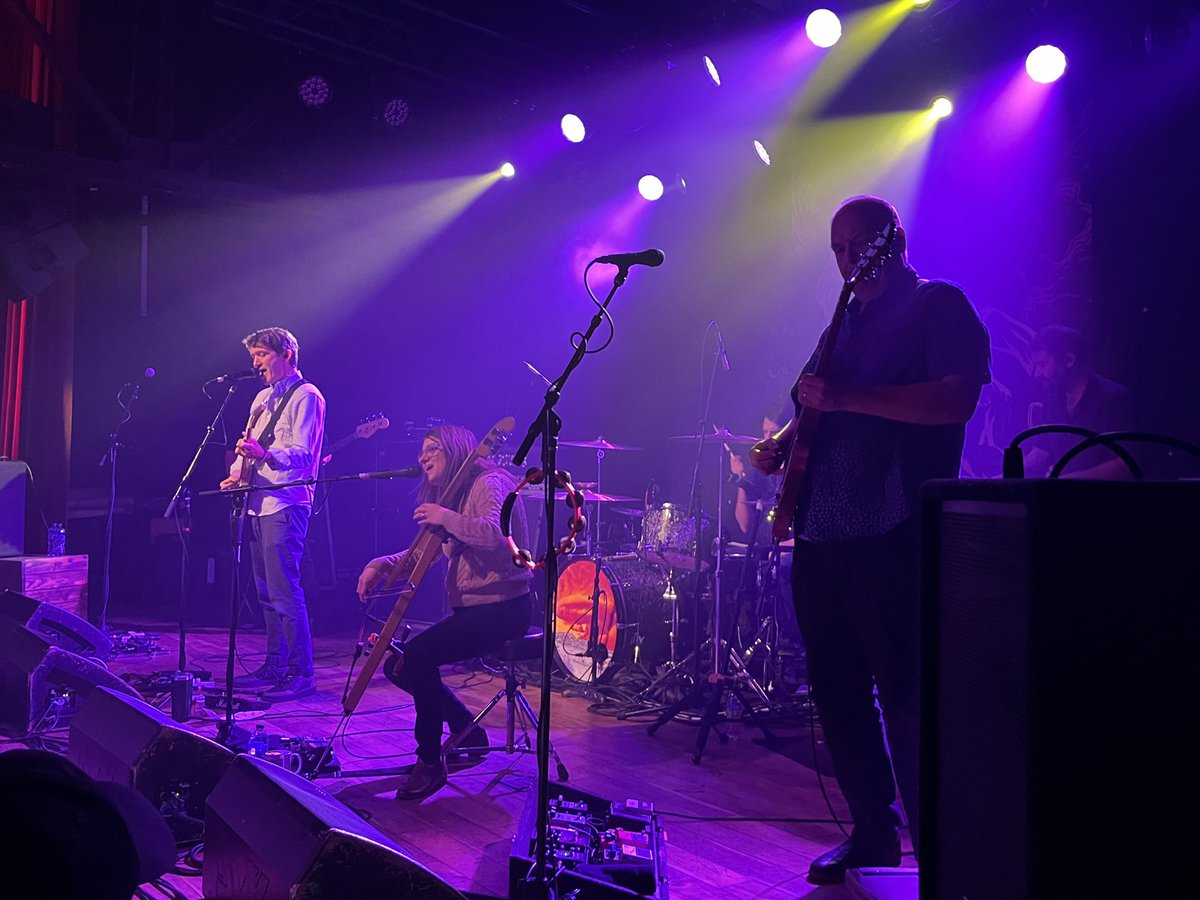 Cursive! Most underrated band in rock history. 6th time seeing them. Couldn’t love them more. ⁦<a href="/CursiveTheBand/">Cursive</a>⁩ ⁦<a href="/timkasher/">Tim Kasher</a>⁩