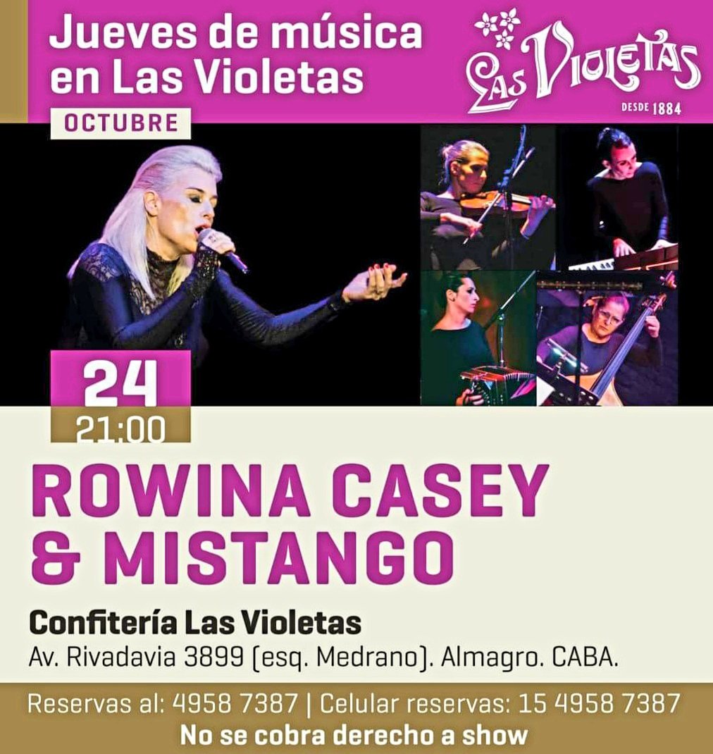 Entrada gratuita. Repertorio Piazzola y  Ferrer, Piazzola y  Trejo. Imperdible!!!!!