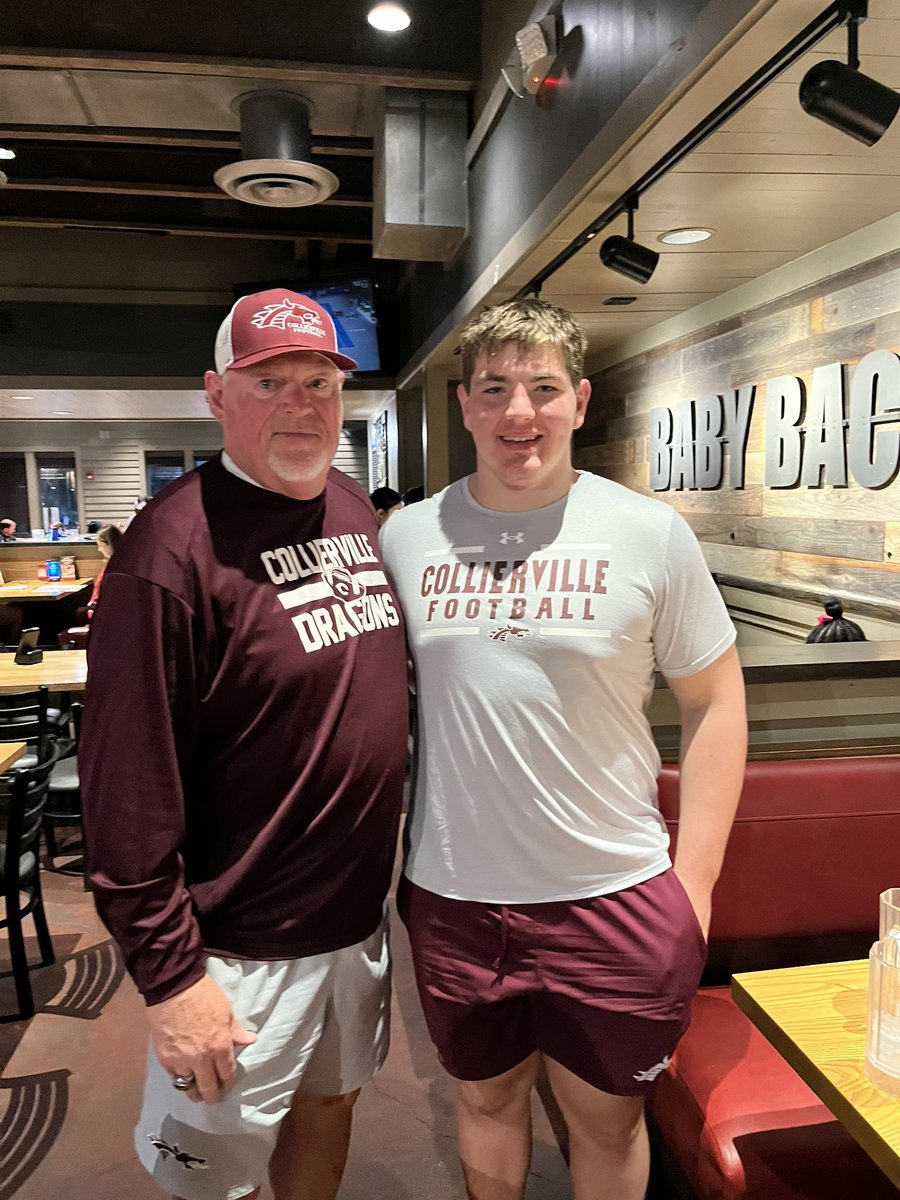 Congratulations to @coopsherrod71 for earning the highest grade for Offensive Lineman and a free meal on Coach Bradley for Week 8 vs Cordova‼️‼️