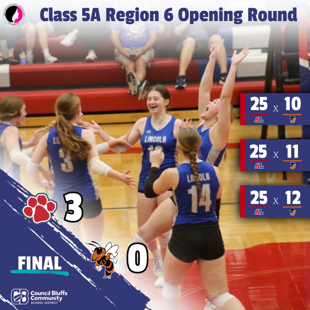 CouncilBluffsSchools (@cbcommschools) on Twitter photo The <a href="/ALHSathletics/">Council Bluffs Abraham Lincoln Lynx</a> <a href="/Lynx_vball/">Abraham Lincoln Volleyball</a> team takes the regional opener and will head to Waukee Northwest for the regional semifinal on Thursday night at 7:00 PM! The <a href="/ALHSathletics/">Council Bluffs Abraham Lincoln Lynx</a> <a href="/Lynx_vball/">Abraham Lincoln Volleyball</a> team takes the regional opener and will head to Waukee Northwest for the regional semifinal on Thursday night at 7:00 PM!