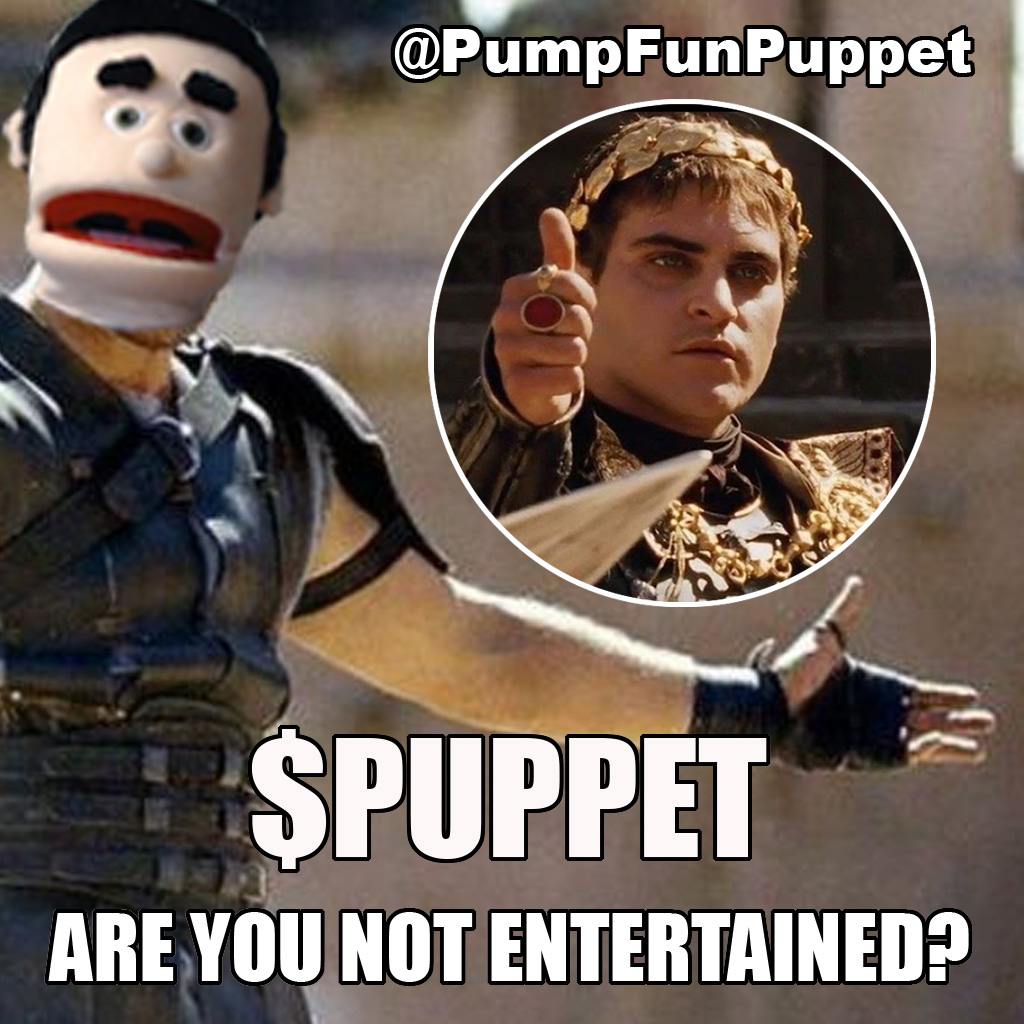 PumpFunPuppet's tweet photo. @CNcryptoBob 🌟 Welcome to the puppet meta with Pump Fun Puppet! It’s time to invest in fun!
Follow @PumpFunPuppet
$sol #AssPump #InPuppetWeTrust #BreakingTheBlockchain #memecoin1000x https://t.co/nQYbH24tj4