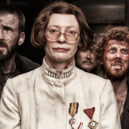 ashuff03's tweet photo. @GrageDustin For some reason, she reminds me of the character Minister Mason in Snowpiercer, played by Tilda Swinton. https://t.co/WRmj1ljhZ1