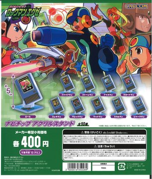 ガチャガチャ 】新景品入荷情報📣 「ロックマンエグゼ ナビチップ