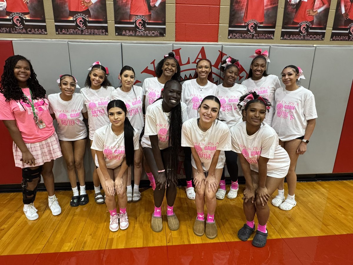 CyLakesVball's tweet photo. Grateful for the opportunity to play for and honor those who are fighting and who have fought breast cancer. There is #powerinpink @CFISDAthletics @CyFairISD @lakes_athletics @CFISDCyLakes https://t.co/qZu97vDSWM