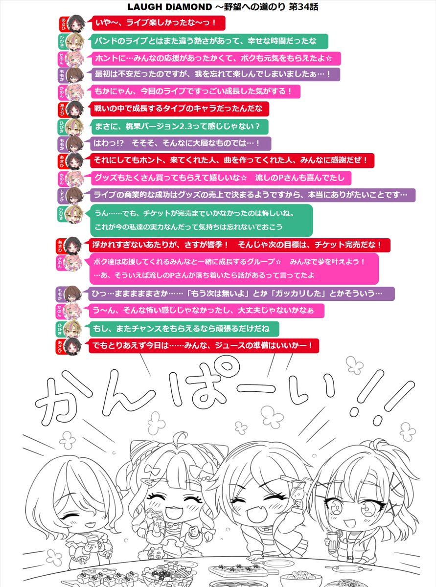 💎野望への道のり第34話💎 1stライブをやりきった #ラフダイ ちゃん