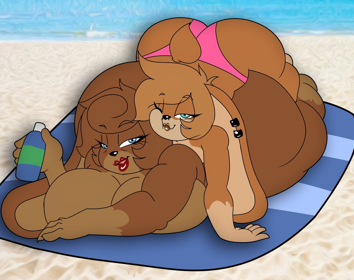 Burrboun's tweet photo. Look at those hot beach bunnies! https://t.co/PIFETC7ewO