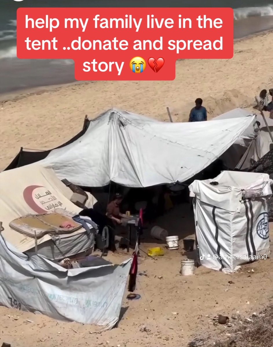 Ameersalama99's tweet photo. https://t.co/ES5vhSxinO
Please help my family. They need your support and donation. They are dying from hunger and hunger because they have been living in tents for 380 days. Every $10 you donate, they buy food to stay alive 😭💔 https://t.co/46ObinvHh0
